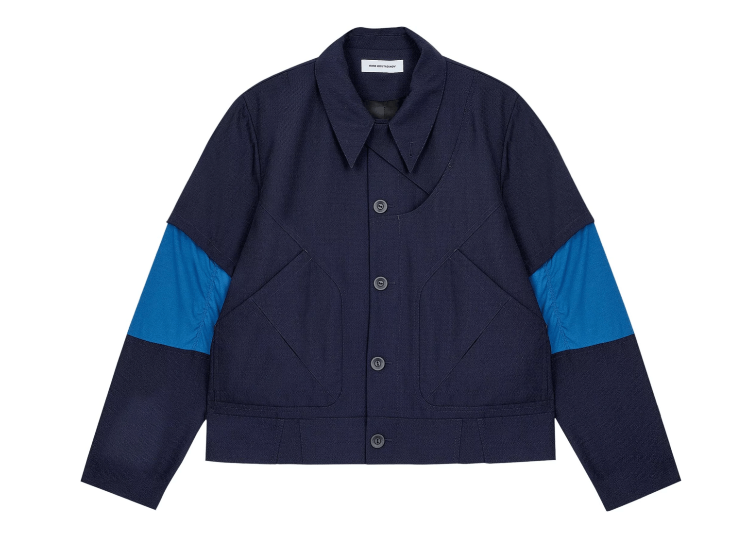 Kiko Kostadinov KASSEL BLOUSON ORION BLUE/COBALT | Grailed