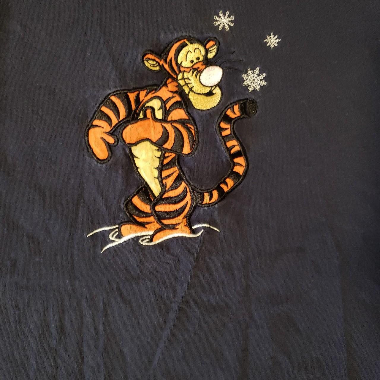 Disney 90s Vintage Tigger Disney Longsleeve L/XL Size US L / EU 52-54 / 3 - 2 Thumbnail