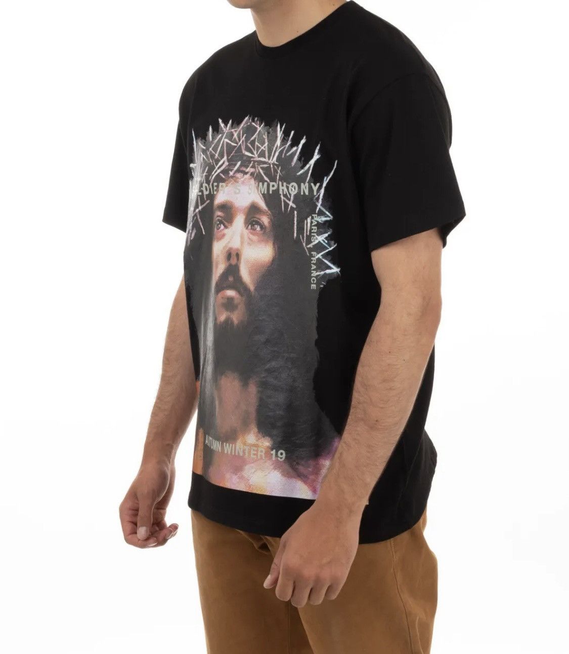 Ih Nom Uh Nit New With Tags Ih Nom Uh Nit Black Jesus Oversized T Shirt M Size US M / EU 48-50 / 2 - 10 Thumbnail