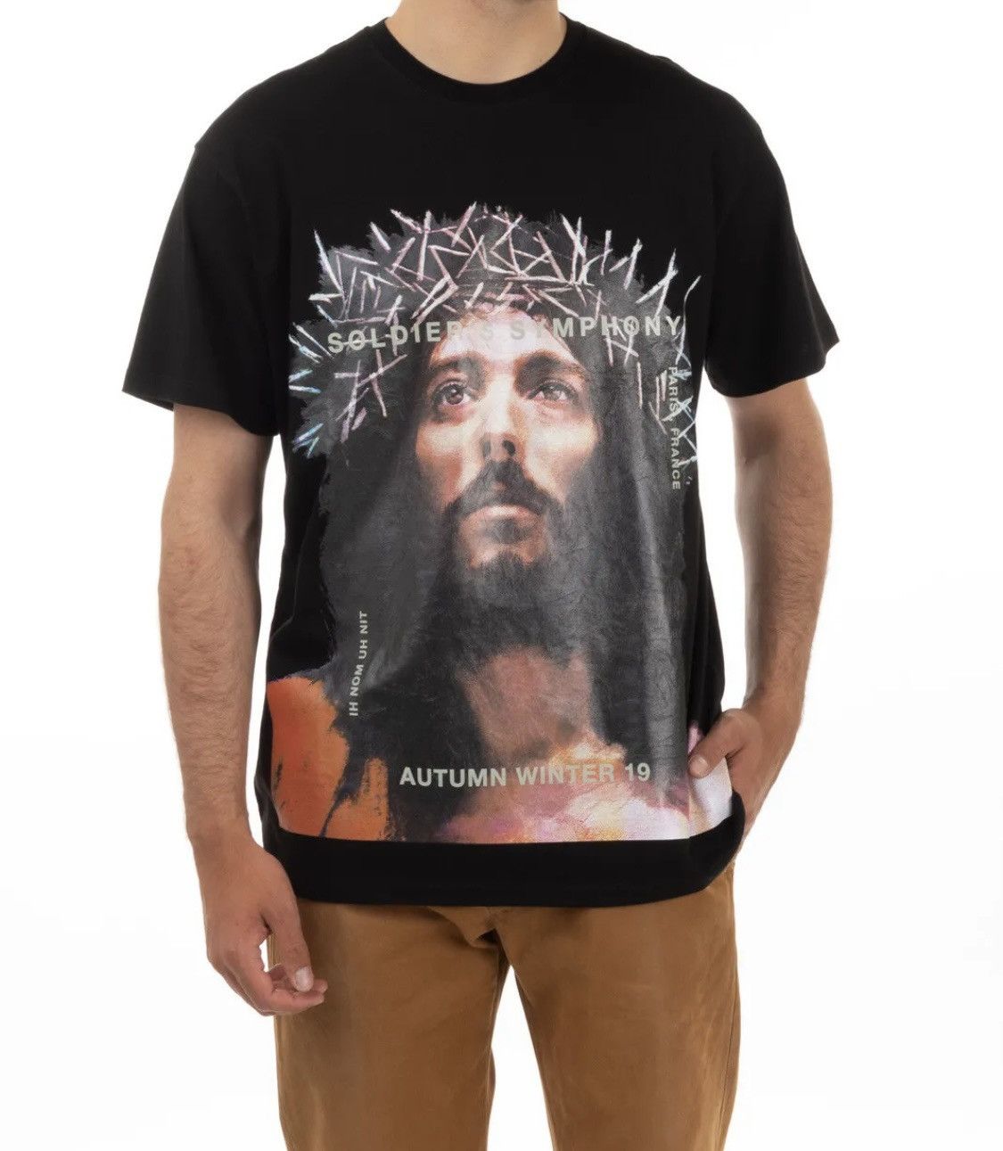 Ih Nom Uh Nit New With Tags Ih Nom Uh Nit Black Jesus Oversized T Shirt M Size US M / EU 48-50 / 2 - 9 Thumbnail