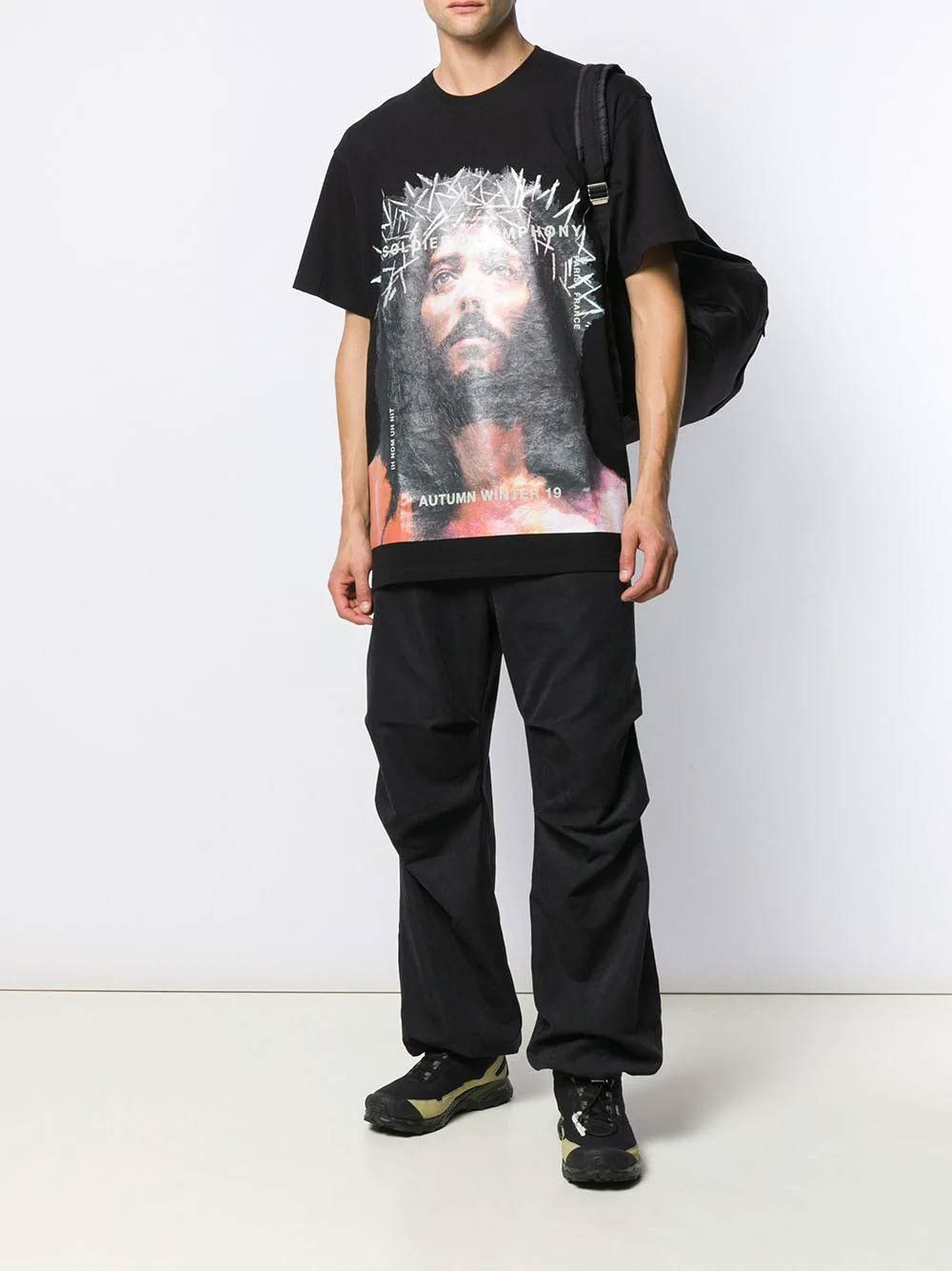 Ih Nom Uh Nit New With Tags Ih Nom Uh Nit Black Jesus Oversized T Shirt M Size US M / EU 48-50 / 2 - 3 Thumbnail