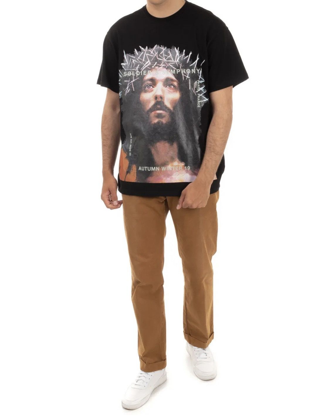 Ih Nom Uh Nit New With Tags Ih Nom Uh Nit Black Jesus Oversized T Shirt M Size US M / EU 48-50 / 2 - 8 Thumbnail