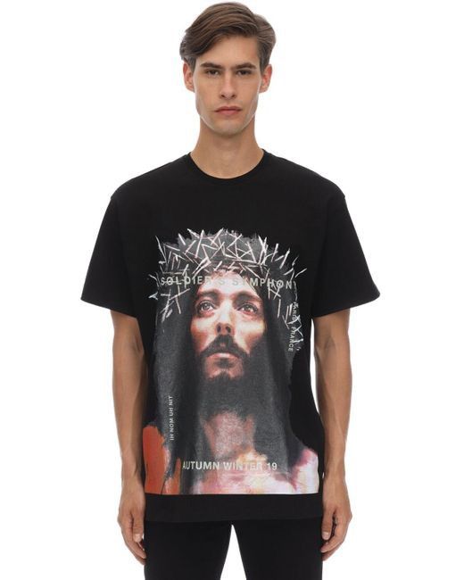 Ih Nom Uh Nit New With Tags Ih Nom Uh Nit Black Jesus Oversized T Shirt M Size US M / EU 48-50 / 2 - 1 Thumbnail