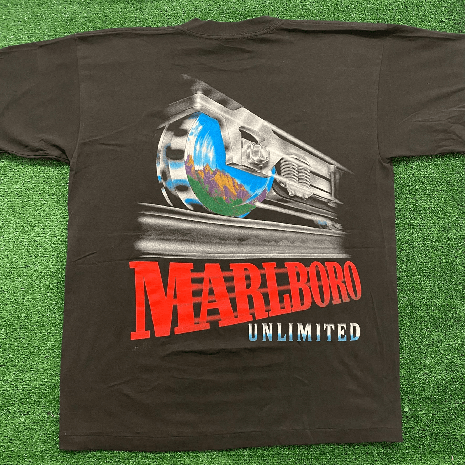 Marlboro Marlboro Unlimited Train Vintage 90s T-Shirt Size US XL / EU 56 / 4 - 4 Thumbnail