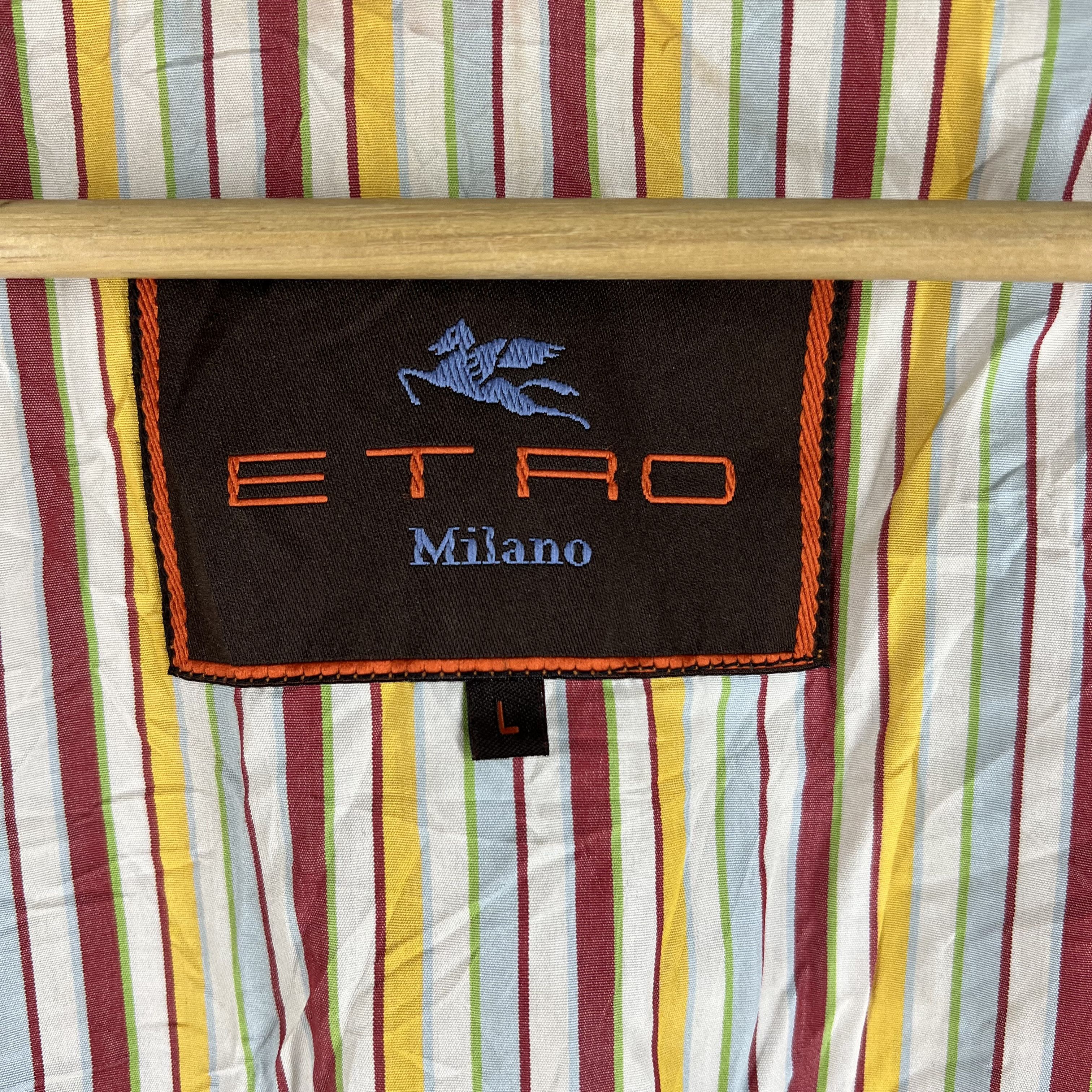 Etro ETRO SUEDE LEATHER JACKET Size US L / EU 52-54 / 3 - 7 Thumbnail