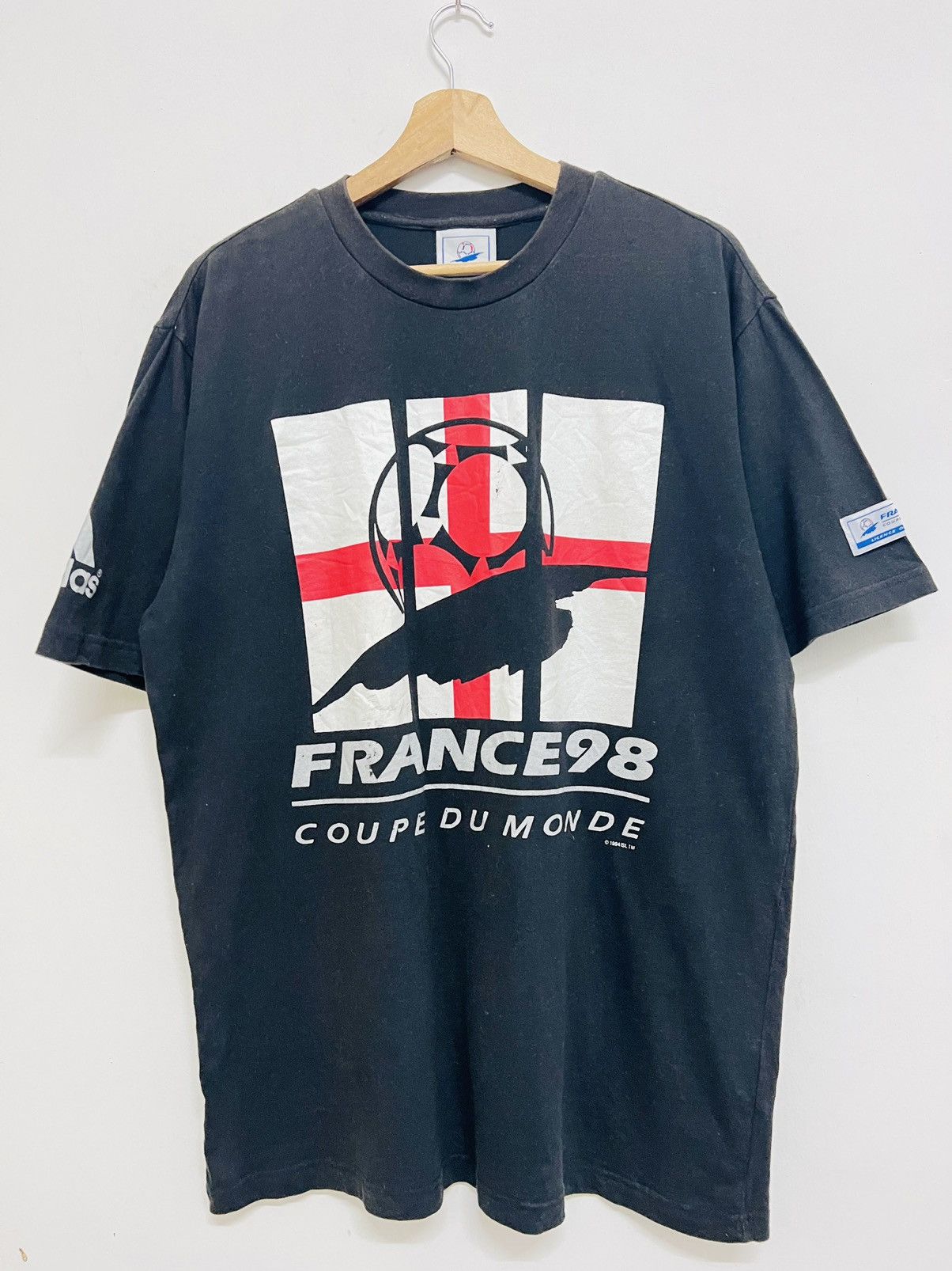 Vintage Adidas Coupe De Monde 1998 Tee