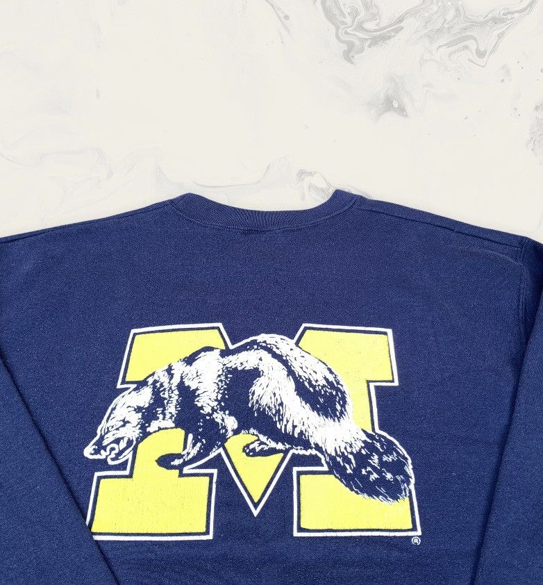 Vintage Vintage Michigan Wolverines University Football Sweatshirt Size US L / EU 52-54 / 3 - 5 Thumbnail