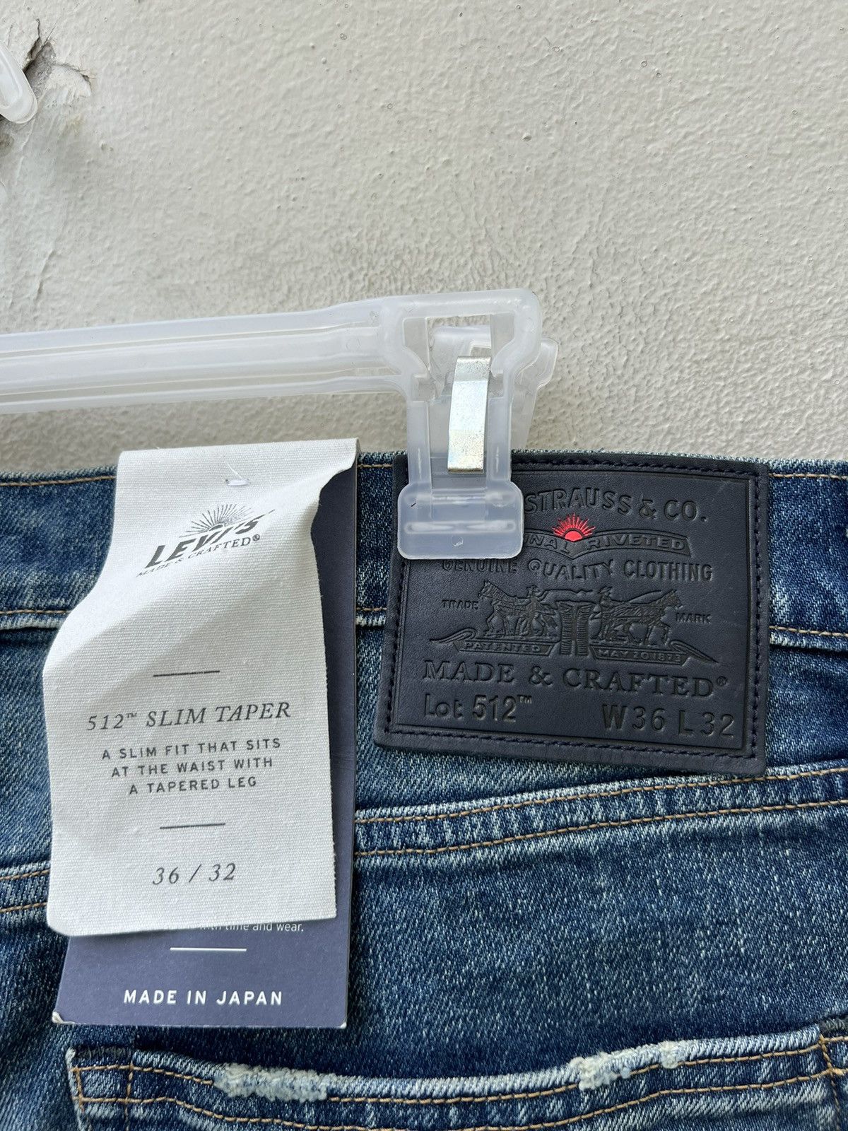 Levi's Made & Crafted NWT Levi’s Made & Crafted Stretch Denim Slim Taper Jeans Size US 36 / EU 52 - 18 Thumbnail