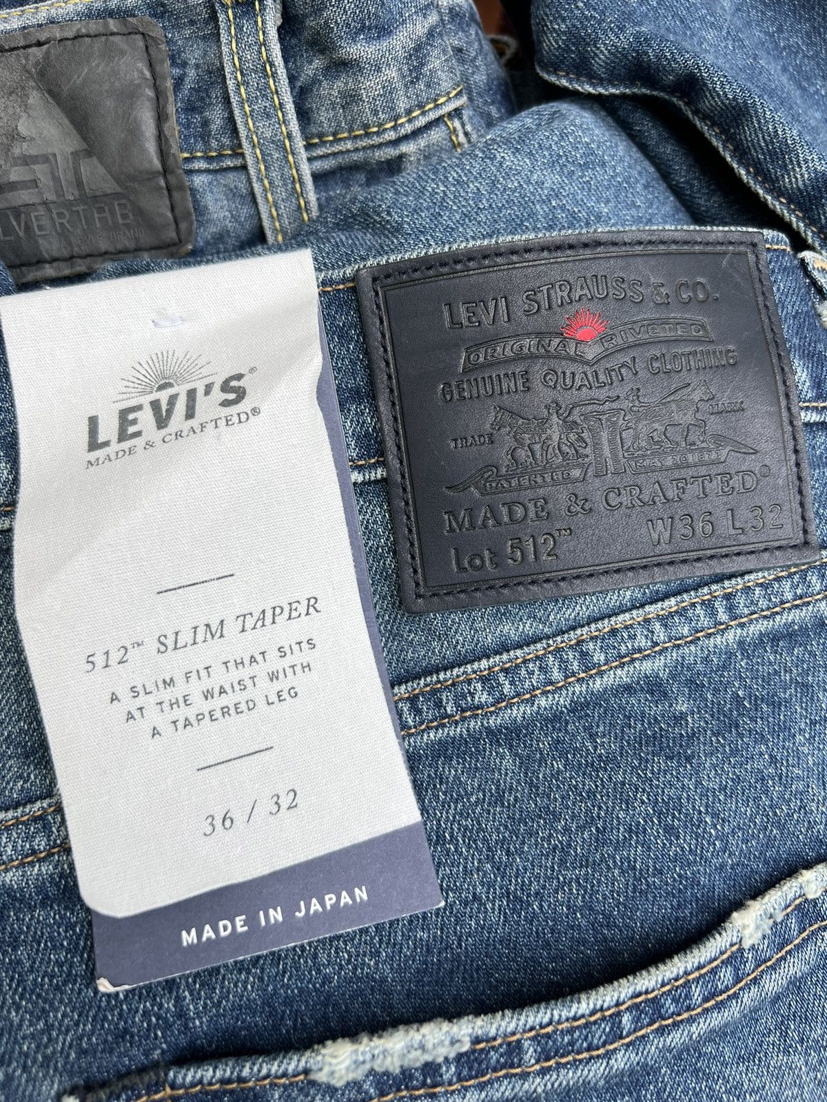 Levi's Made & Crafted NWT Levi’s Made & Crafted Stretch Denim Slim Taper Jeans Size US 36 / EU 52 - 21 Thumbnail