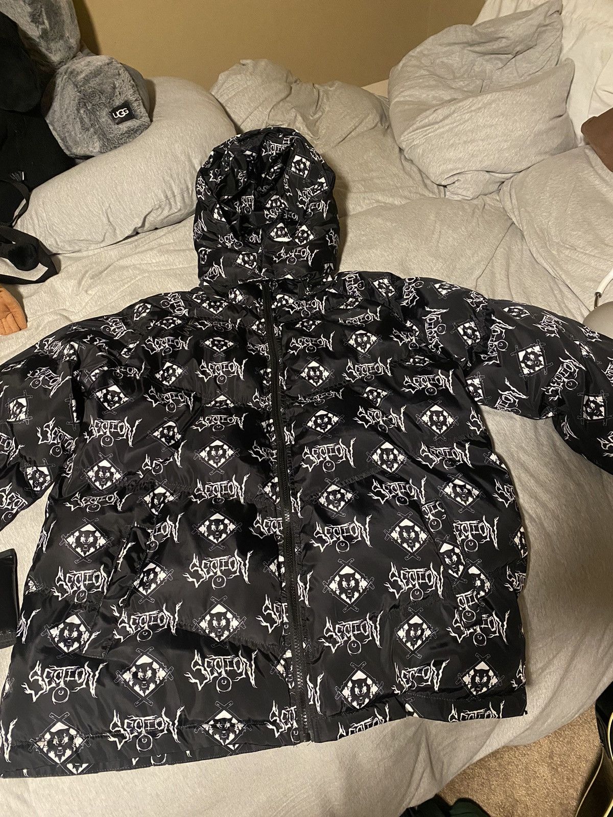 Xavier Wulf / Hollow Squad Xavier Wulf Signed Section 8 x Hollow squad  puffer | Grailed