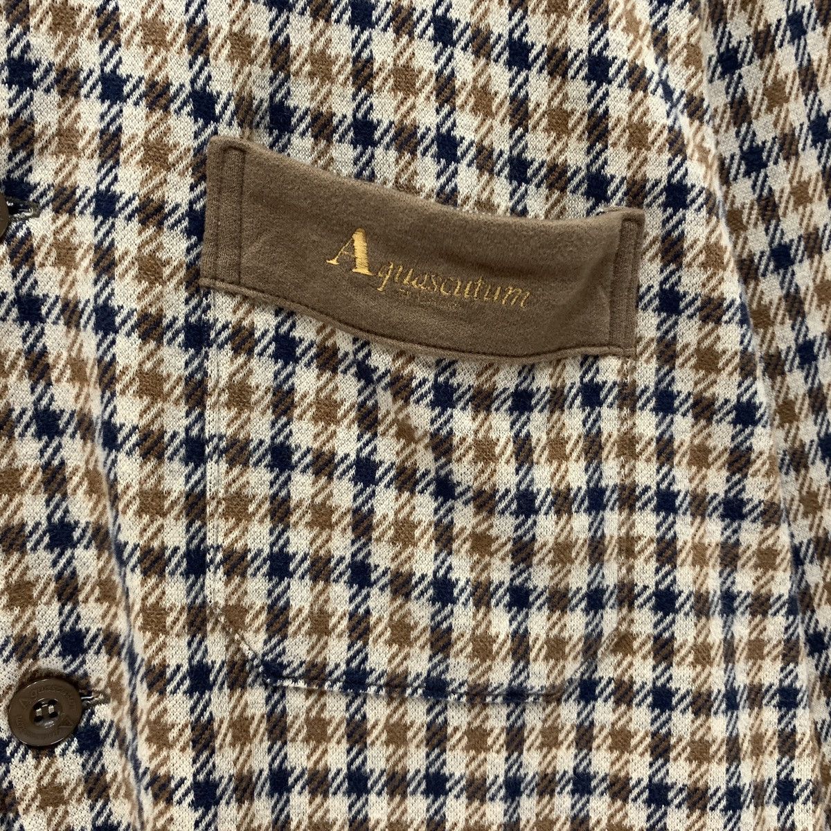 Aquascutum Vintage Aquascutum Of London Nova Check Long Sleeve Shirt Size US L / EU 52-54 / 3 - 7 Thumbnail