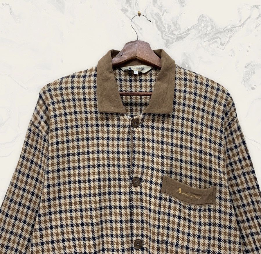 Aquascutum Vintage Aquascutum Of London Nova Check Long Sleeve Shirt Size US L / EU 52-54 / 3 - 3 Thumbnail