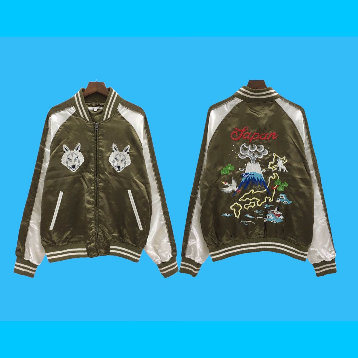 Rare! Sukajan Yokosuka Souvenir Jacket Embroidery Logo