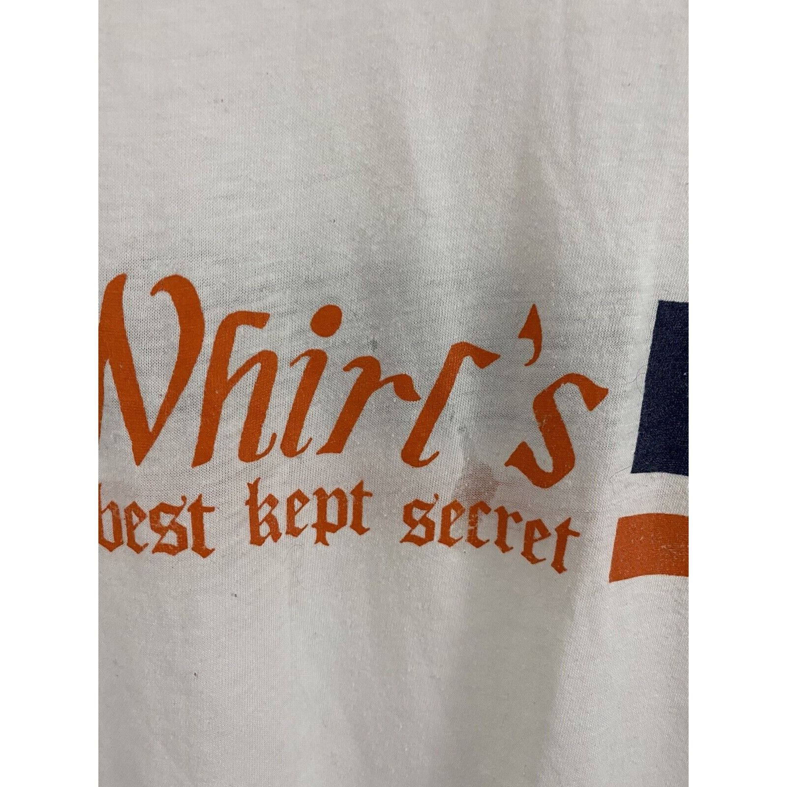 Vintage VTG 80s Whirl's Best Kept Secret Clemson Burnout T-Shirt L Size US L / EU 52-54 / 3 - 6 Preview