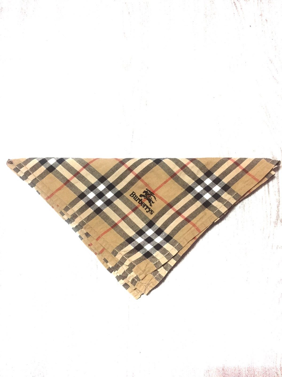 Designer Burberry Bandana Handkerchief Nova Check Classic Design Size ONE SIZE - 4 Thumbnail