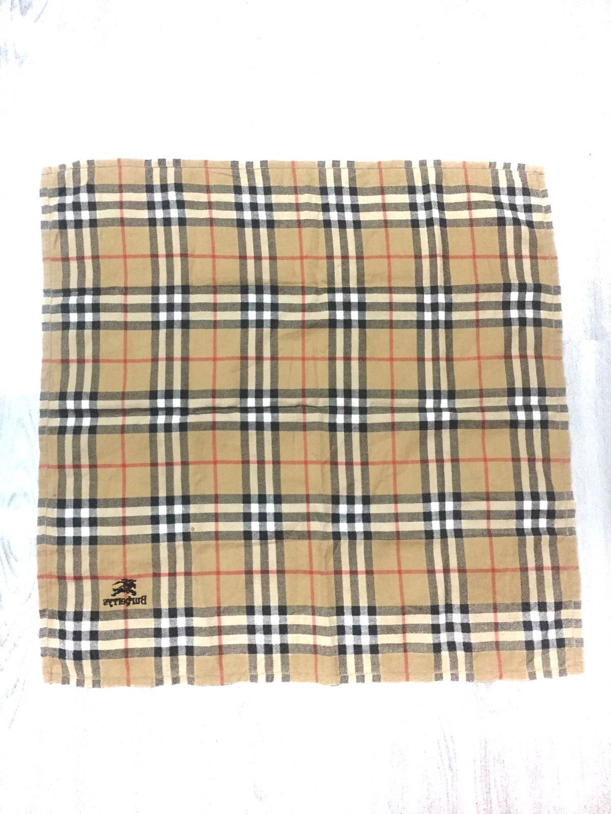 Designer Burberry Bandana Handkerchief Nova Check Classic Design Size ONE SIZE - 2 Thumbnail
