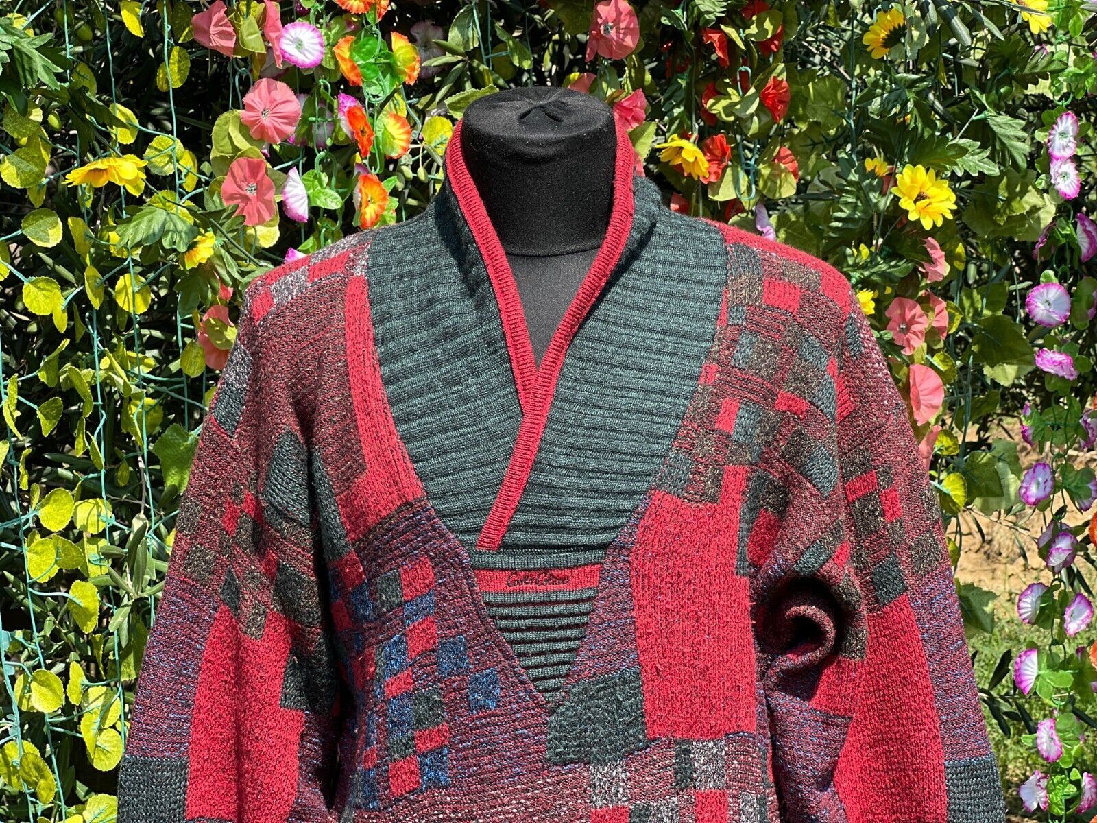 Carlo Colucci Carlo Colucci Jumper Knit 3D Sweater Coogi size 50 M 2 14 Size US M / EU 48-50 / 2 - 2 Thumbnail