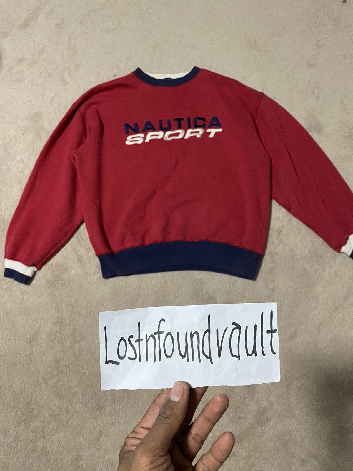 Nautica Vintage Nautica Crewneck Size US XL / EU 56 / 4 - 4 Thumbnail