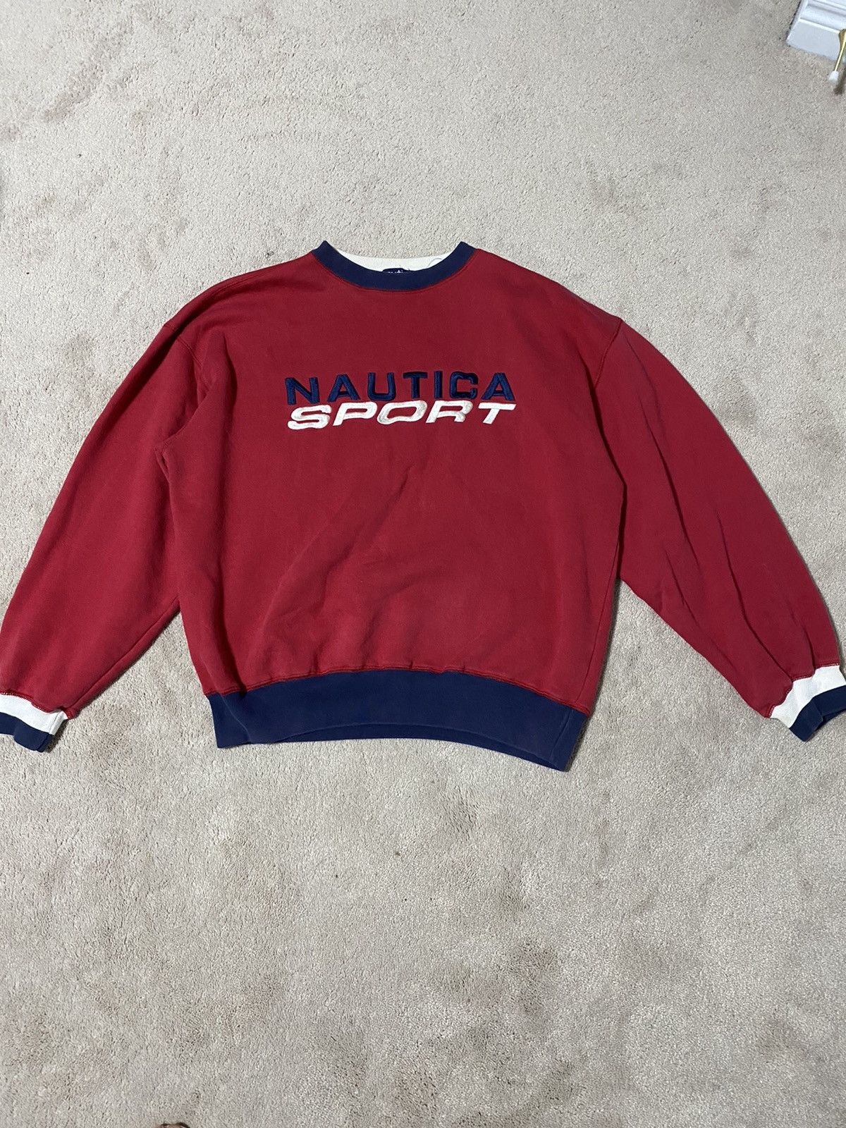 Nautica Vintage Nautica Crewneck Size US XL / EU 56 / 4 - 1 Thumbnail