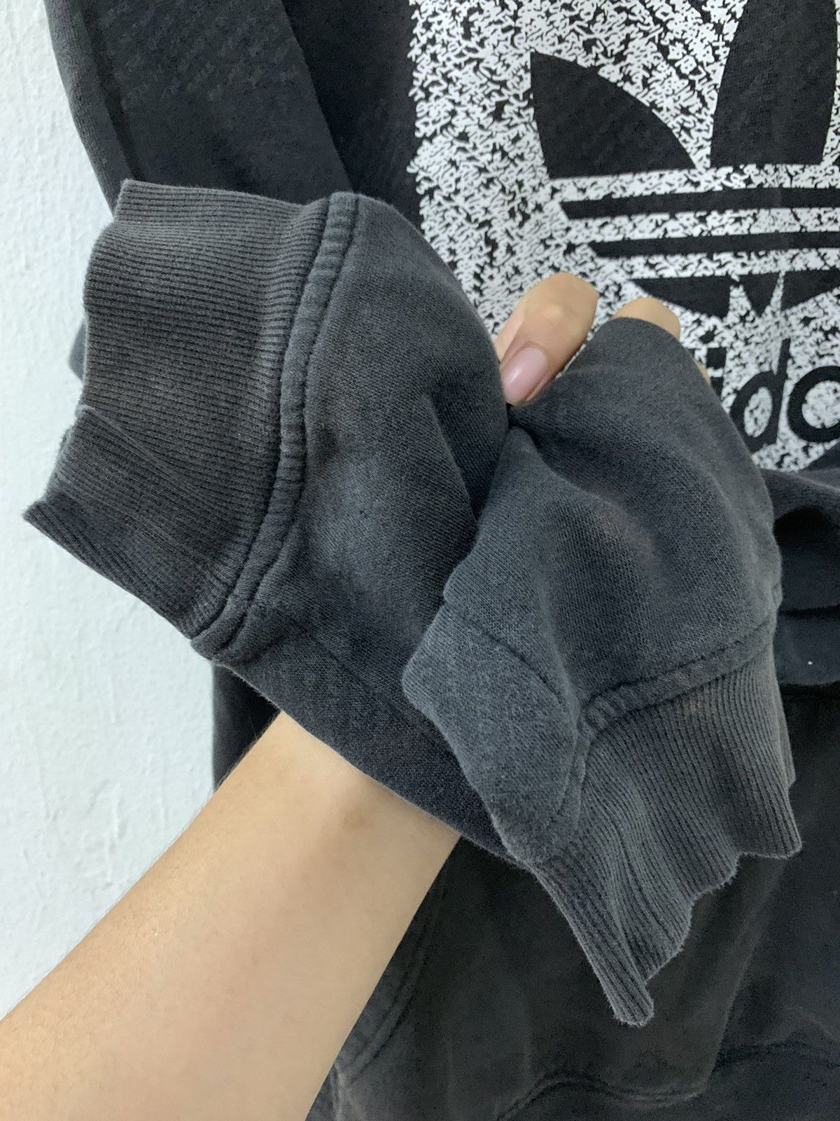 Adidas Trefoil Faded Distressed