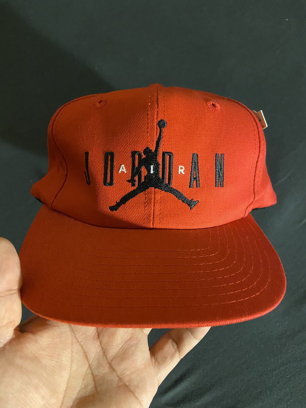 Vintage Nike air Jordan hat 90s red