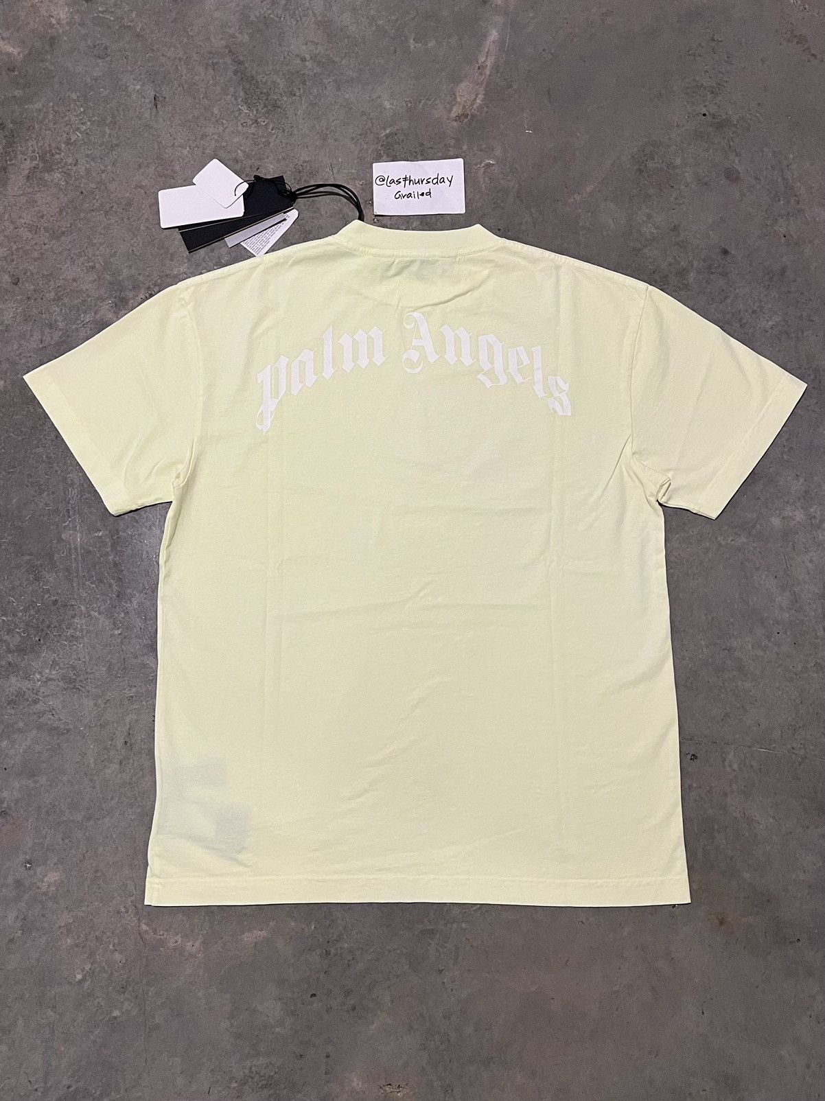 Palm Angels Palm Angels Classic Bear Tee Yellow Large Size US L / EU 52-54 / 3 - 2 Thumbnail
