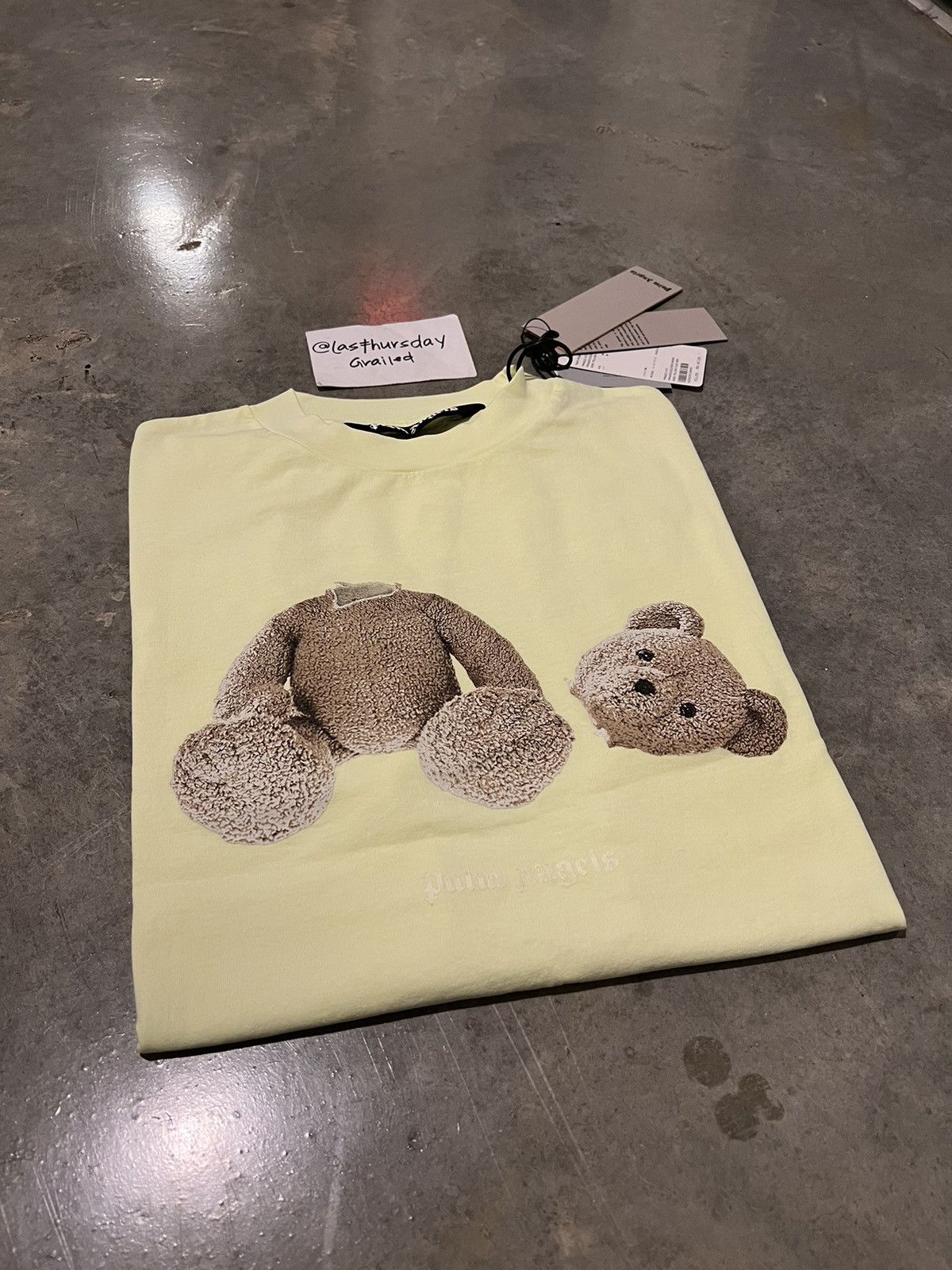 Palm Angels Palm Angels Classic Bear Tee Yellow Large Size US L / EU 52-54 / 3 - 8 Thumbnail