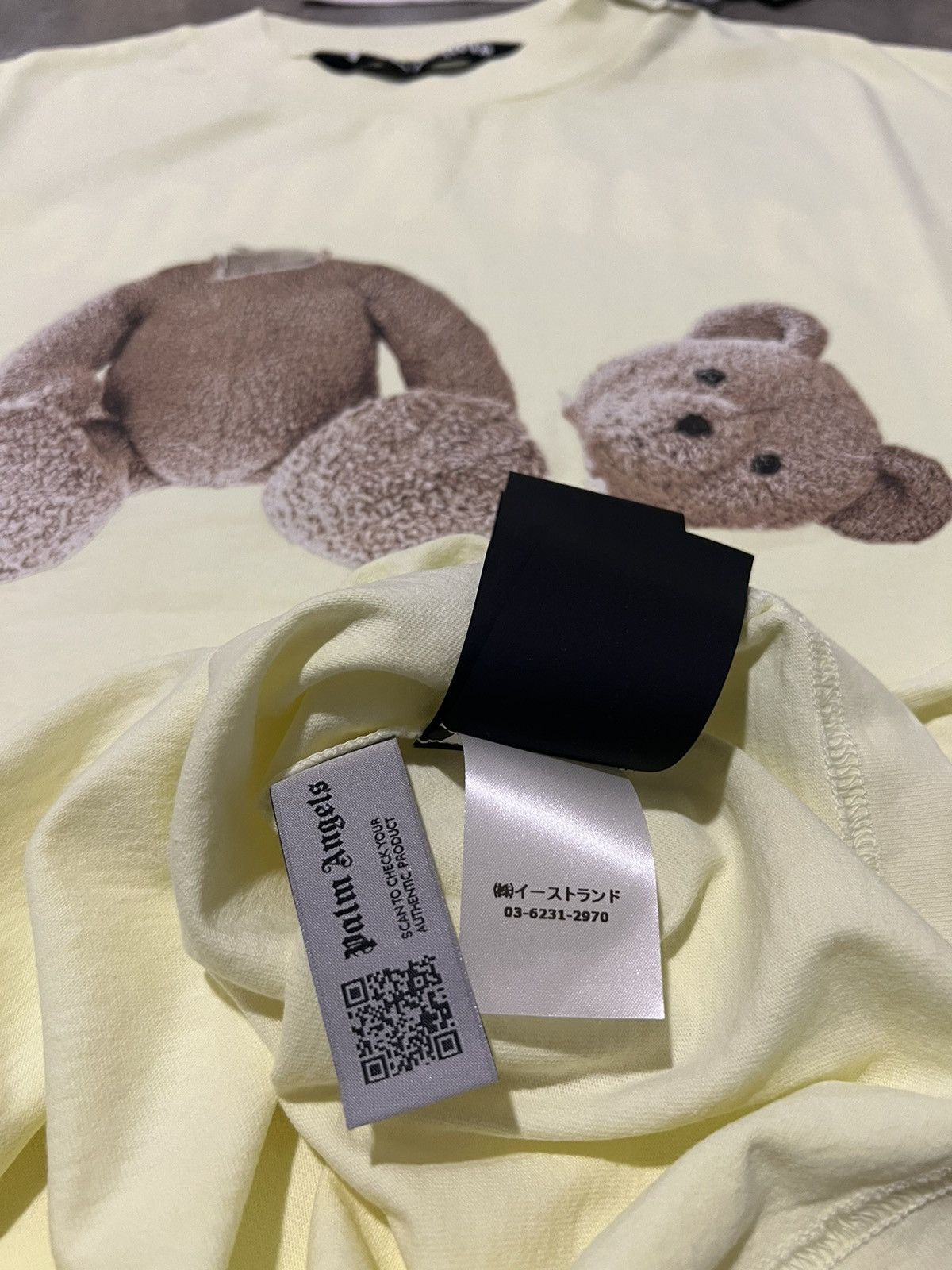 Palm Angels Palm Angels Classic Bear Tee Yellow Large Size US L / EU 52-54 / 3 - 15 Thumbnail