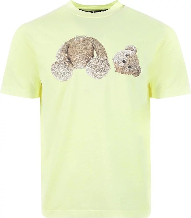 Palm Angels Palm Angels Classic Bear Tee Yellow Large Size US L / EU 52-54 / 3 - 3 Thumbnail