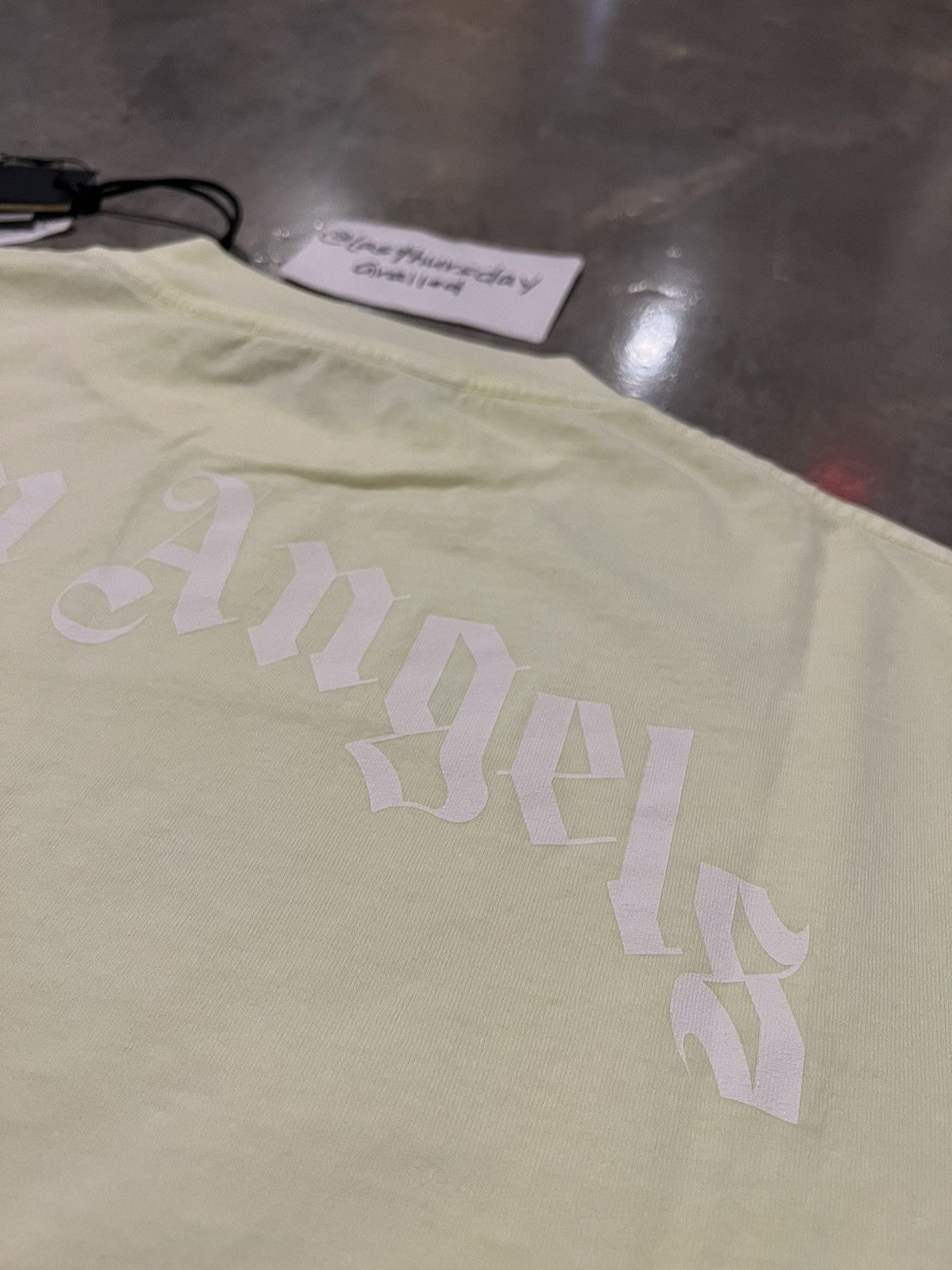 Palm Angels Palm Angels Classic Bear Tee Yellow Large Size US L / EU 52-54 / 3 - 7 Thumbnail