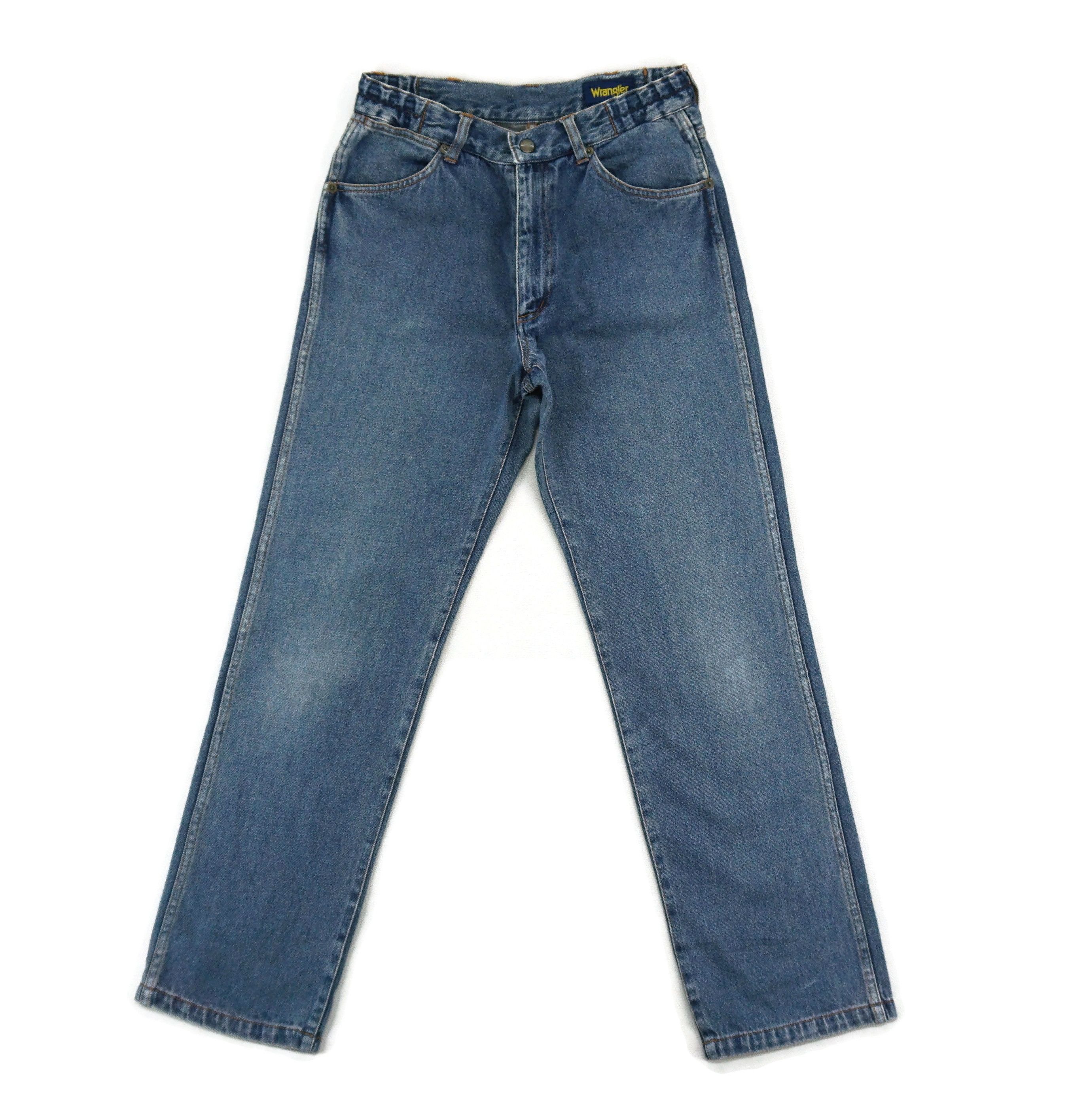 image of New Age Cowboys Rodeo Workwear Dirty Blue Jeans, Women's (Size 27)