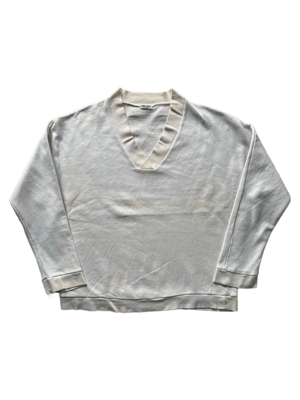 Kenzo VERY RARE SWEATSHIRTS KENZO V NECK BIG SPELL OUT Size US XL / EU 56 / 4 - 2 Thumbnail