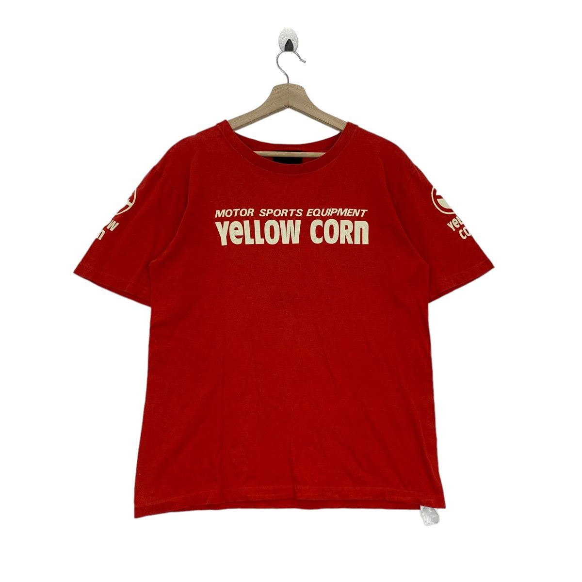 Racing × Yellow Corn Rare!! YELLOW CORN motor sports equipment Men ...