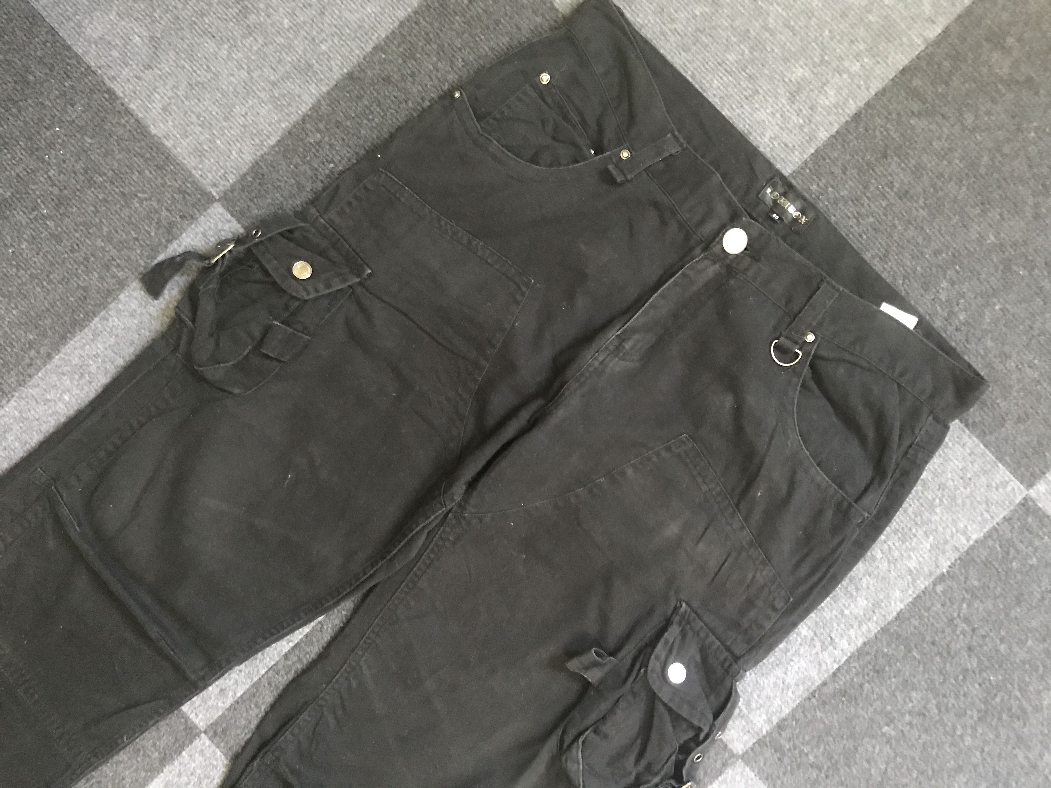 Japanese Brand × Seditionaries P267 LOWBOX Double Knee Cargo Pant Size US 33 - 2 Thumbnail