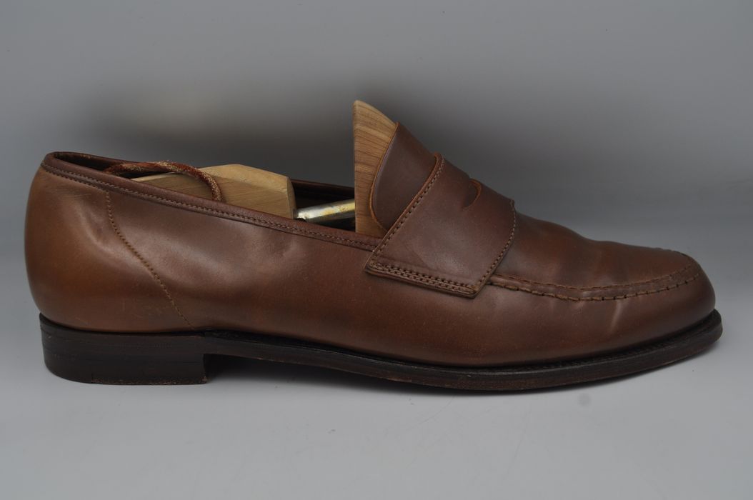 Crockett & Jones Crockett & Jones - Harvard II Cordovan Penny Loafers ...