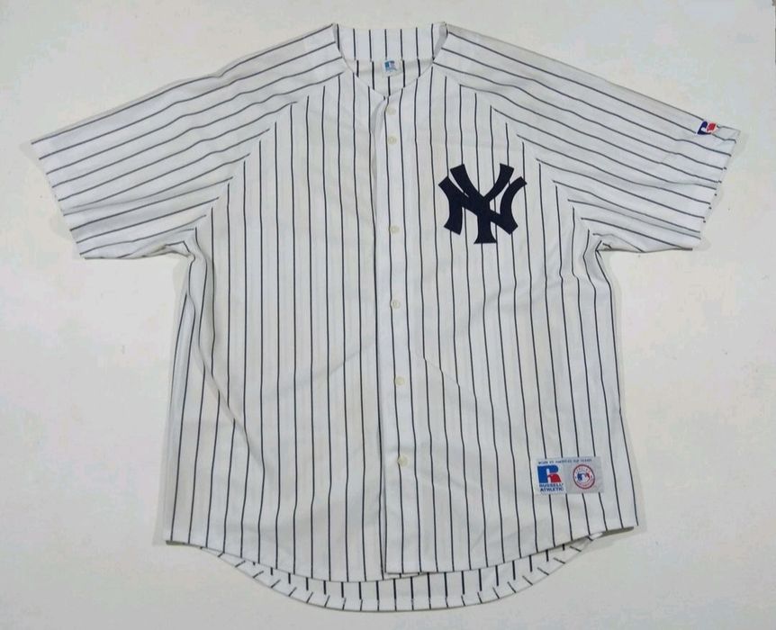 MLB Vintage 90s NY Yankees Jersey by Russell Athletic | Grailed