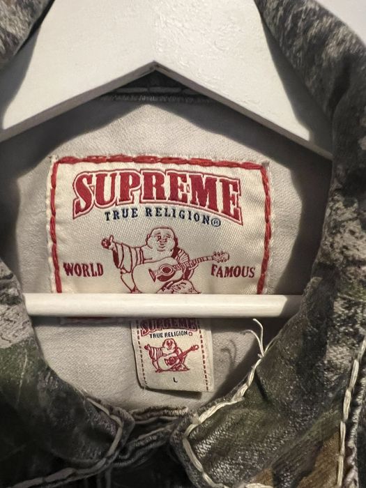 Supreme Supreme x True Religion Real tree camo denim jackets RARE