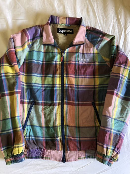 Supreme madras track jacket hot sale