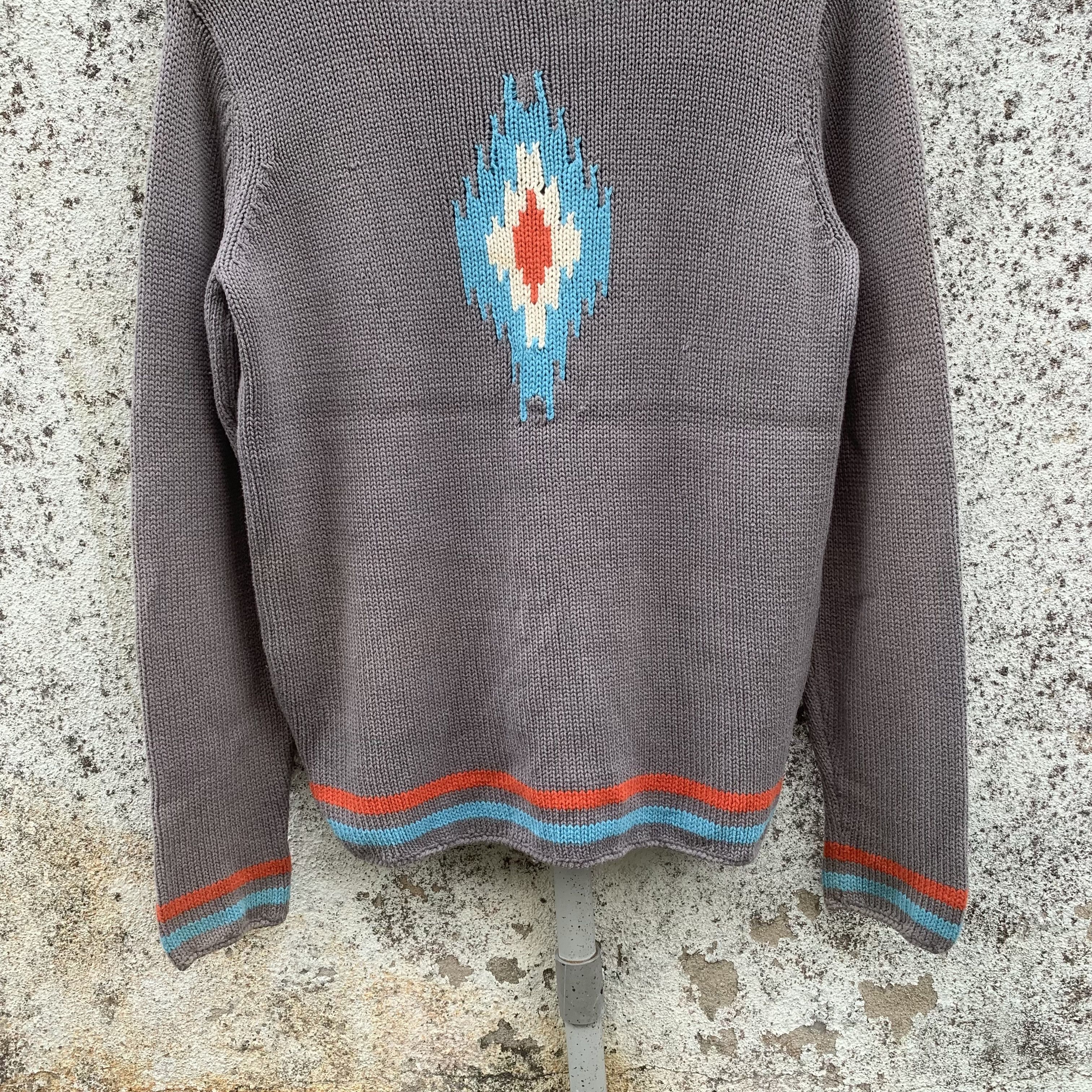 If Six Was Nine GRAILS 💥 BROWNY Knit Navajo Embroidery Cardigan Sweater Size M / US 6-8 / IT 42-44 - 9 Thumbnail