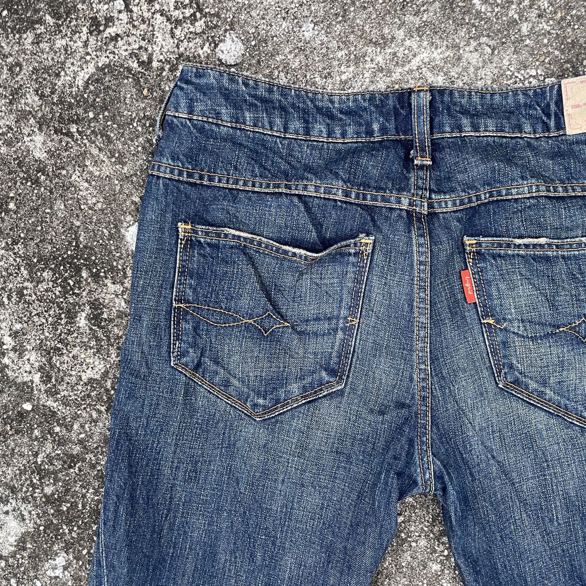 Japanese Brand Vintage Ungrid Distressed Denim Size 31" - 10 Thumbnail