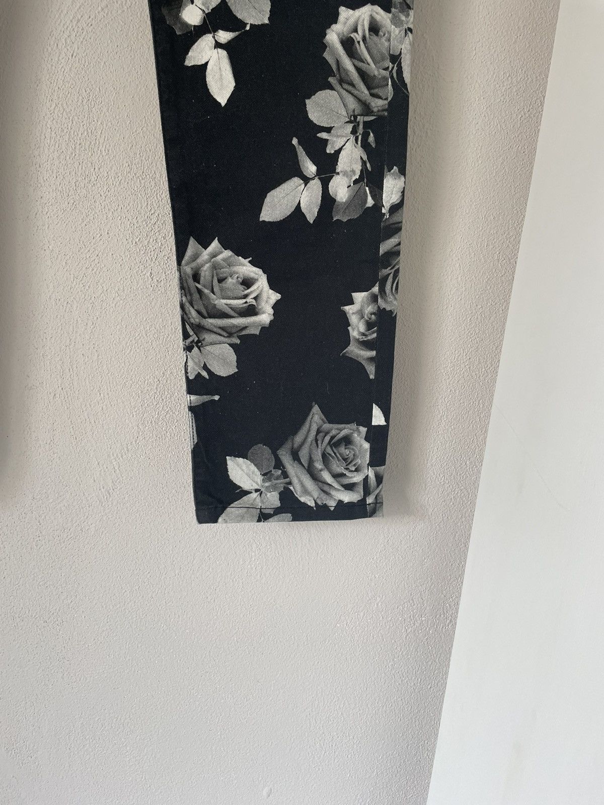 Dior Rose Print Denim Jeans Size US 36 / EU 52 - 8 Thumbnail