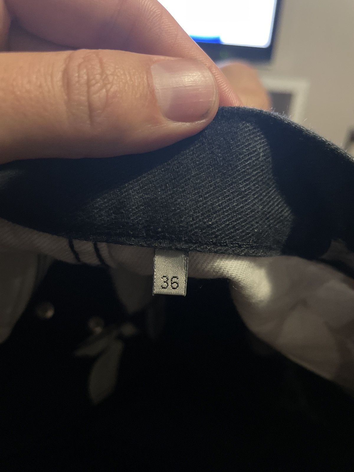 Dior Rose Print Denim Jeans Size US 36 / EU 52 - 11 Thumbnail