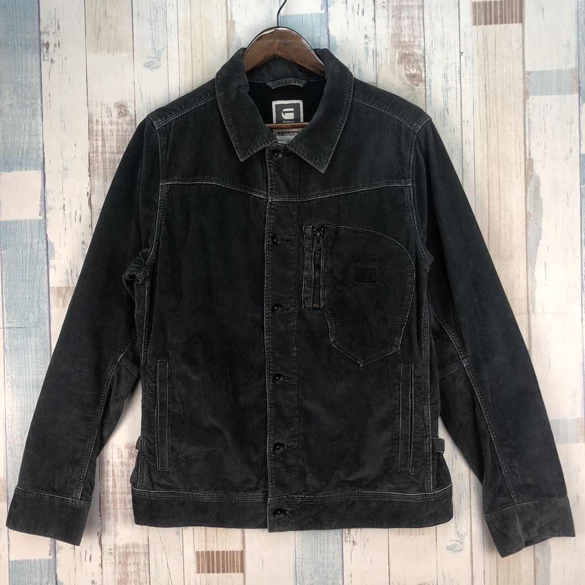 G-Star Vintage G Star Raw Corduroy Jacket Size US L / EU 52-54 / 3 - 1 Thumbnail