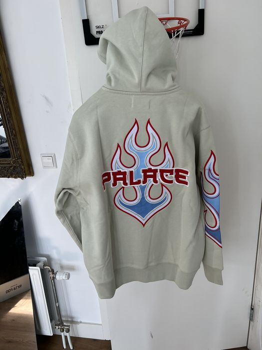 Palace PALACE FLAME ZIP HOOD | Grailed