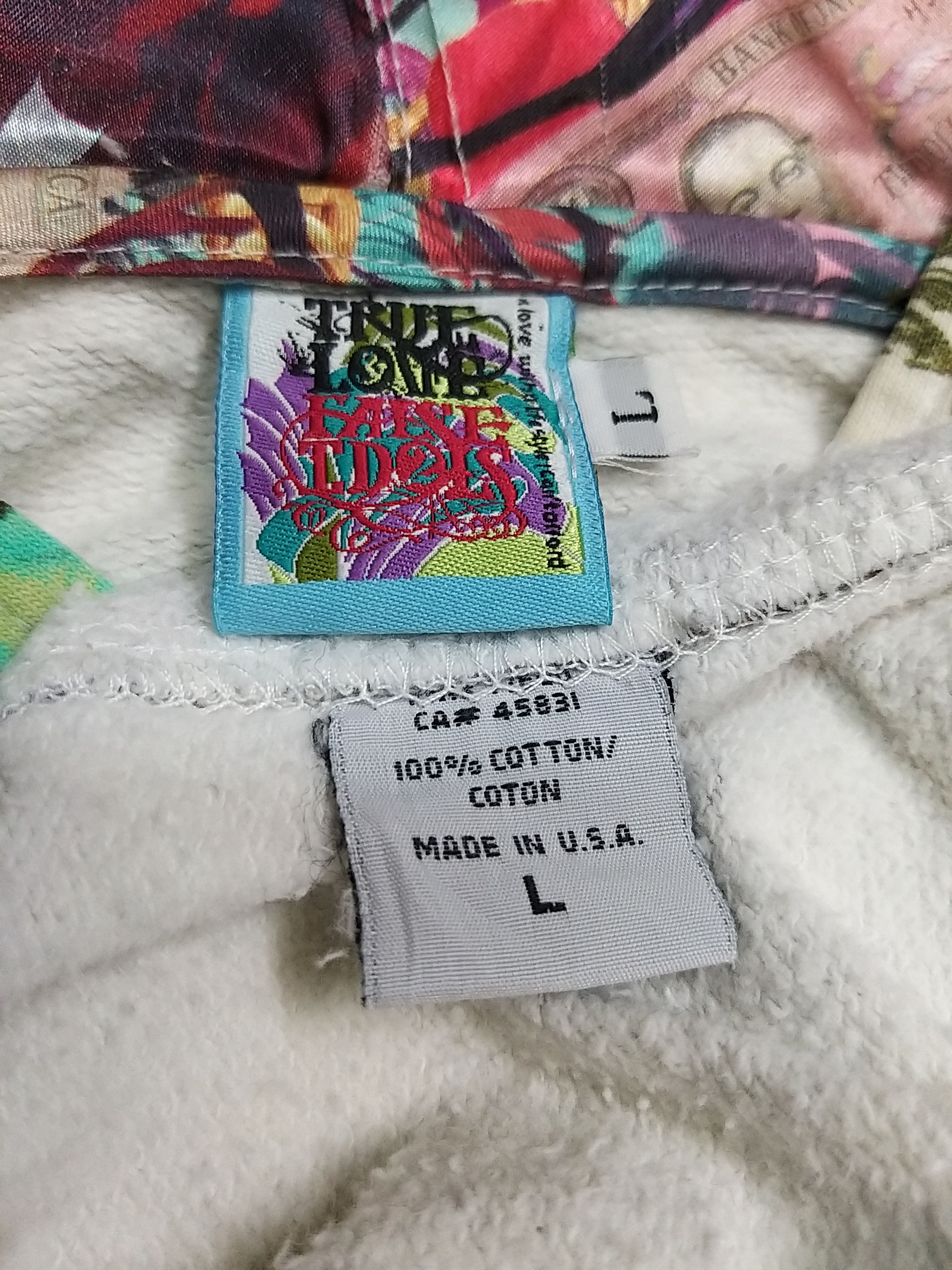 Japanese Brand SICK🔥TRUE LOVE FALSE IDOLS FULL PRINT HOODIES SWEATSHIRT Size US L / EU 52-54 / 3 - 18 Thumbnail