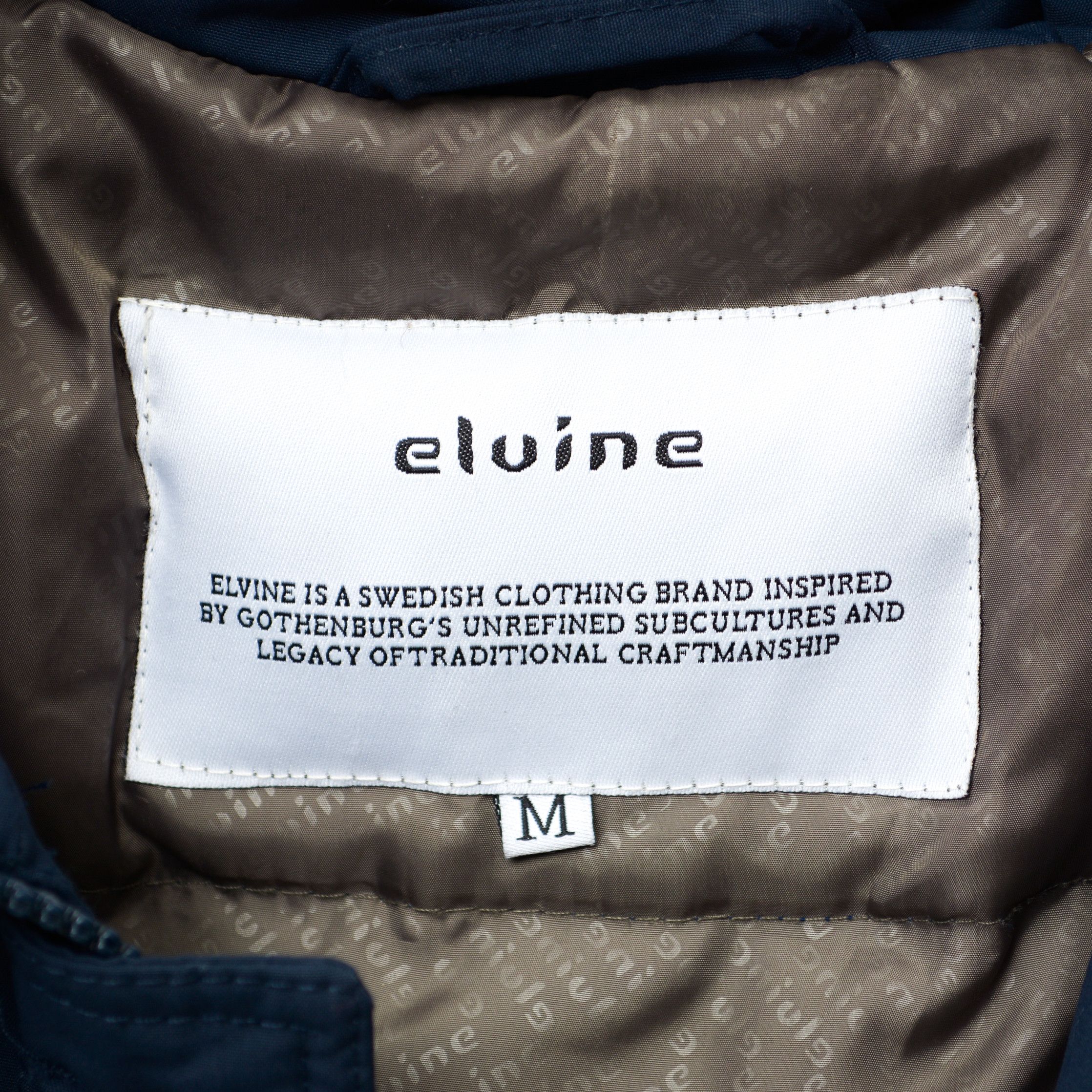 ELVINE Macy Down Puffer Jacket Parka Coat Hooded Navy Blue Top Zip Size M / US 6-8 / IT 42-44 - 3 Thumbnail