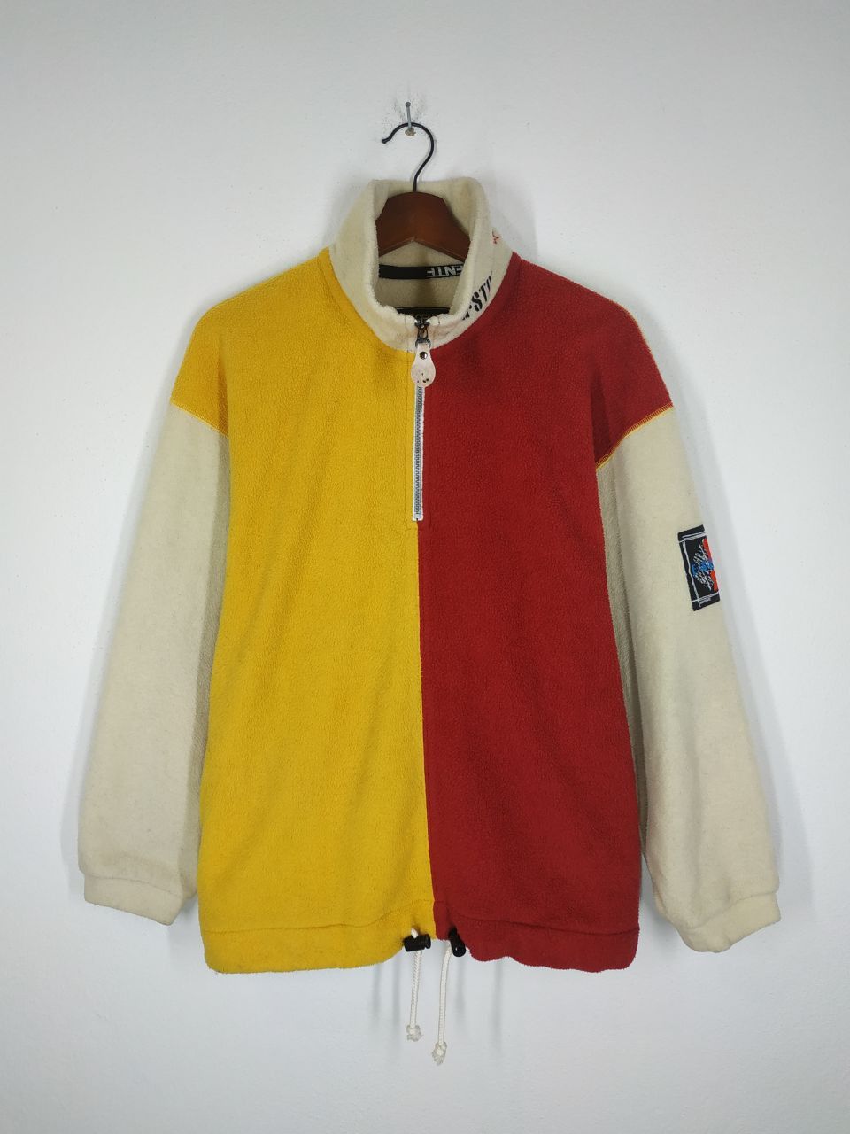 A012 Vintage 90s Descente Polartec Colorblock Fleece Jacket