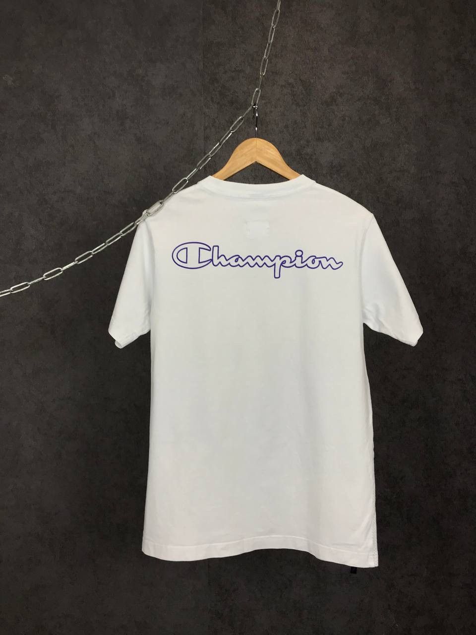 izzue Izzue x Champion streetwear overprinted tee Size US M / EU 48-50 / 2 - 2 Thumbnail