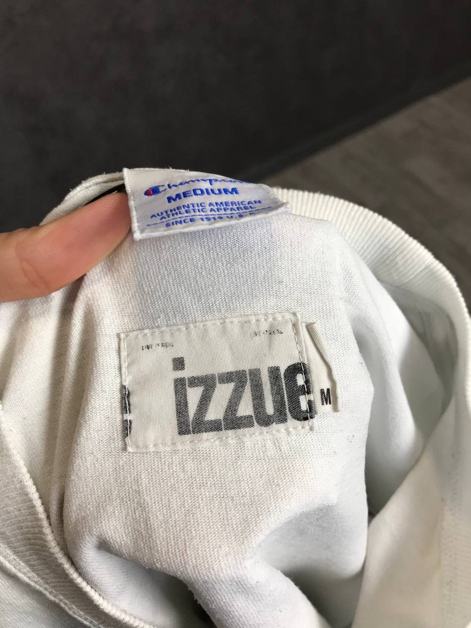 izzue Izzue x Champion streetwear overprinted tee Size US M / EU 48-50 / 2 - 6 Thumbnail