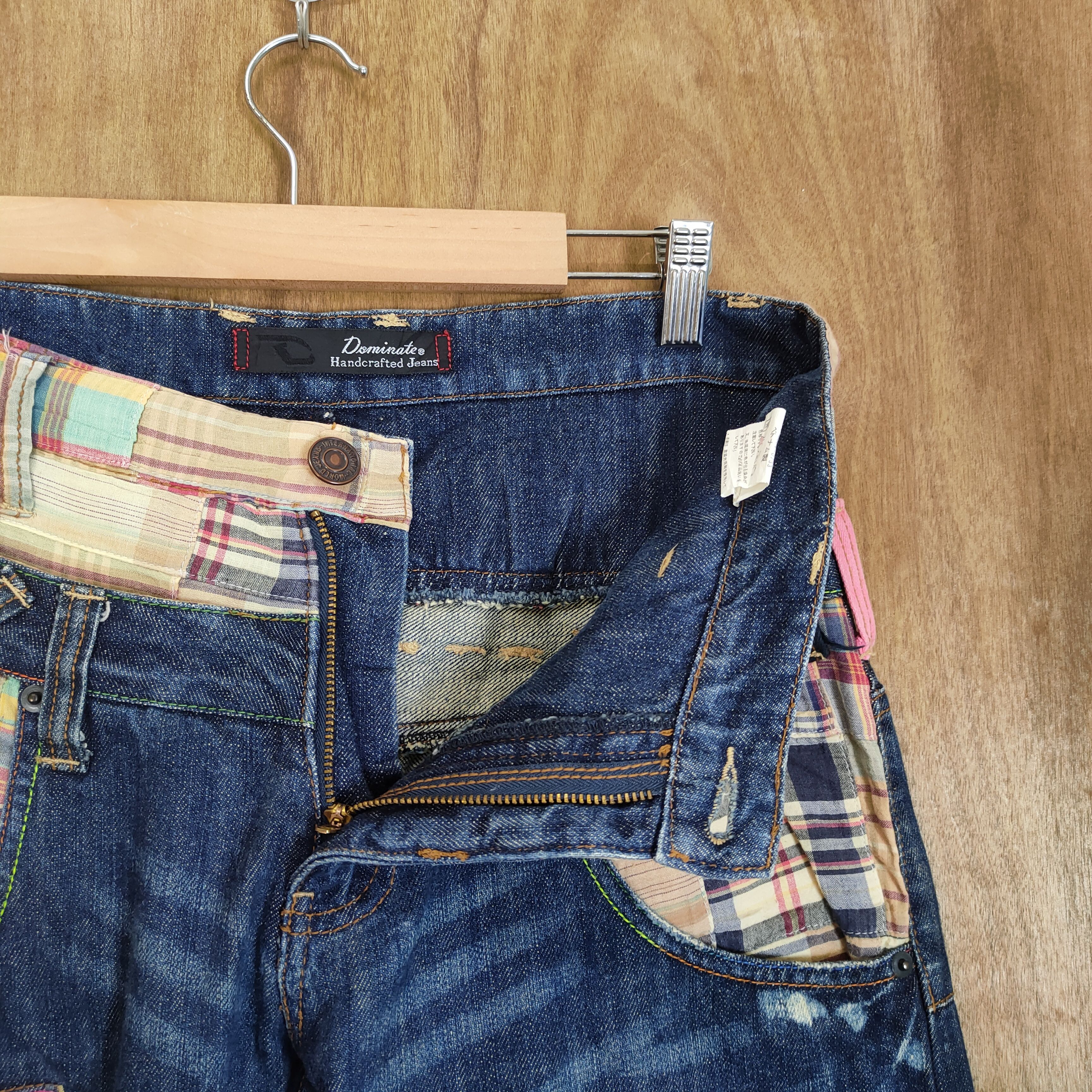 Japanese Brand VINTAGE DOMINATE DOUBLE WAIST JEANS PANTS Size US 30 / EU 46 - 12 Thumbnail